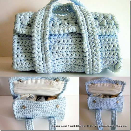 Borsetta vintage all’uncinetto – Handmade bag crochet