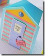 La card a "cabina da spiaggia" di Letraset