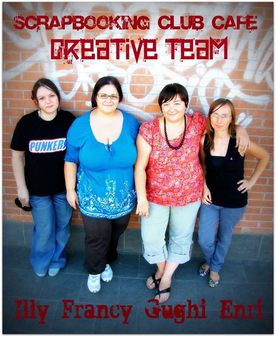 il Creative Team di SCC con la nuova nominata, la bravissima Illy