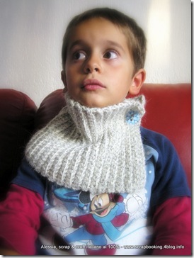 Neckwarmer per bambini a crochet