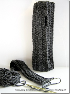 arm warmers a crochet in lana e seta