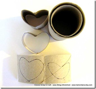 Decorazioni di San Valentino: scatoline a forma di cuore