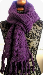 A grande richiesta pronto il pattern della sciarpa Viola (uncinetto+maglia)