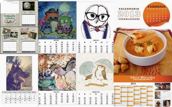 Calendari 2013 da stampare e calendari da comprare