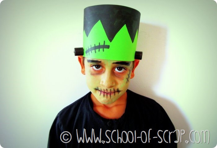 Halloween con i bambini: Costume da Frankenstein fatto in 5 minuti