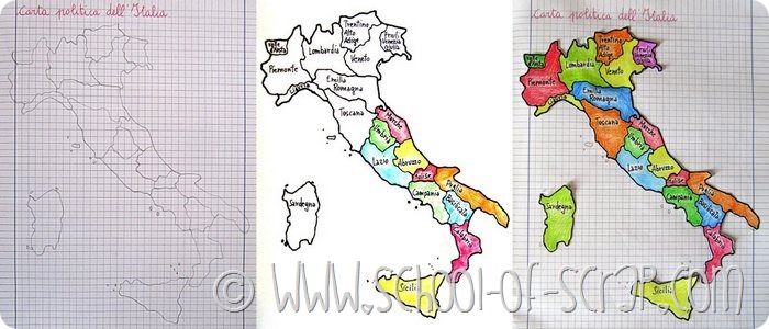 Scuola Primaria: impariamo le regioni d’Italia