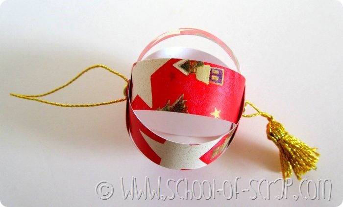 Decorazioni di Natale: come fare palline per l’albero con carta e cartoncino