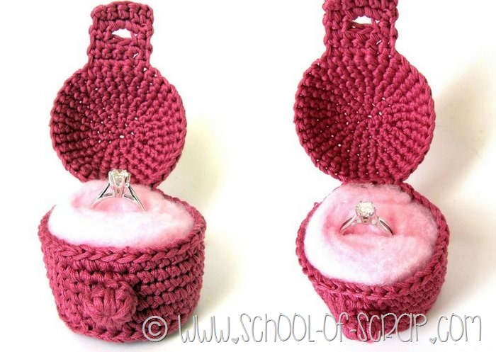 Uncinetto per San Valentino: Crochet Jewelry Box