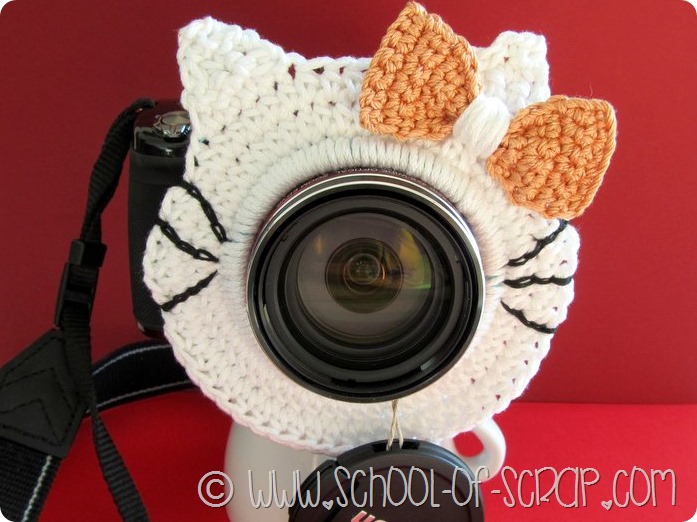 Scuola di Uncinetto: come fare un gattino a crochet per la fotocamera