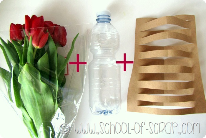 Idee da 5 minuti: facciamo un vaso design con carta e bottiglia di plastica