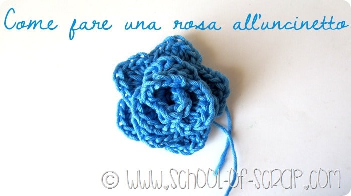 Scuola di Uncinetto: come fare una rosa a crochet