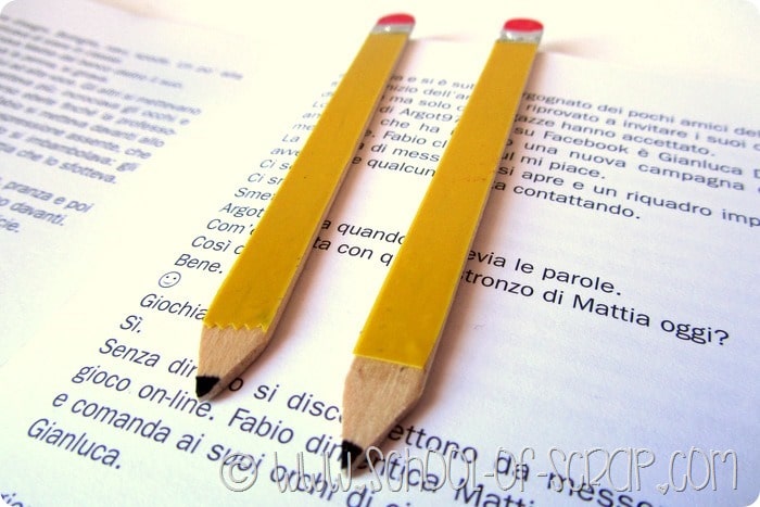 Back to School: facciamo i segnalibri a forma di matita con gli stecchini dei gelati