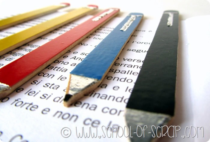 Back to school: Facciamo i segnalibri a forma di penna con gli stecchi del gelato