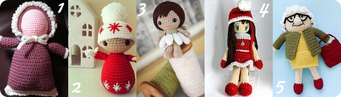 Raccolta di Idee: 10 progetti per fare bambole all’uncinetto, crochet doll