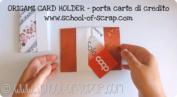Origami creativo: come fare un porta carta di credito di carta