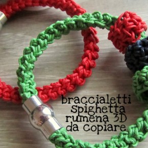 Uncinetto Come Fare Un Braccialetto In 5 Minuti Con La Spighetta Rumena Alessia Scrap Craft