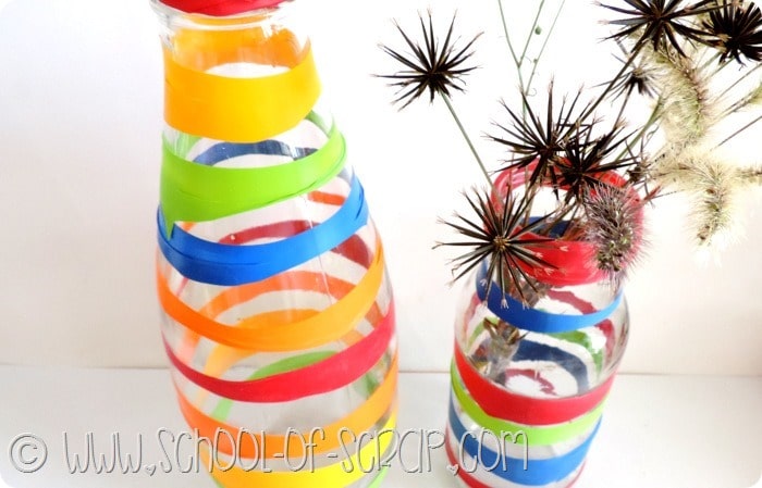riciclo creativo: barattoli di vetro e palloncini