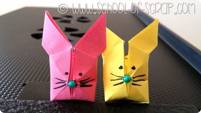 Origami in un minuto: il coniglietto da soffiare