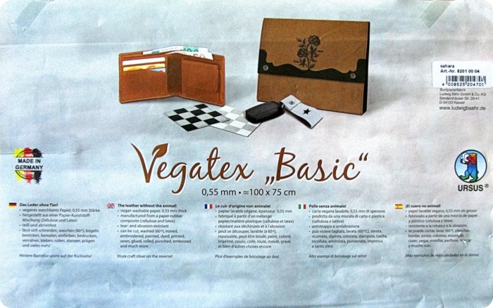Recensione tessuto Vegatex la pelle vegana per creare + idee per etichette DIY