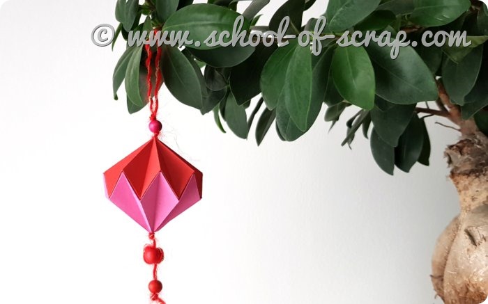 Video tutorial pallina di Natale fai da te facile a origami_