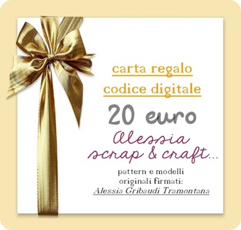 coupon sconto 20 euro - Pattern Alessia Gribaudi Tramontana