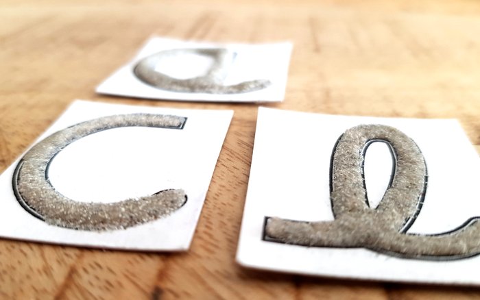 Lettere Montessori fai da te per imparare l'alfabeto