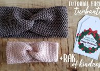 Tutorial fascia a turbante di lana all’uncinetto o a maglia + RAK of Kindness