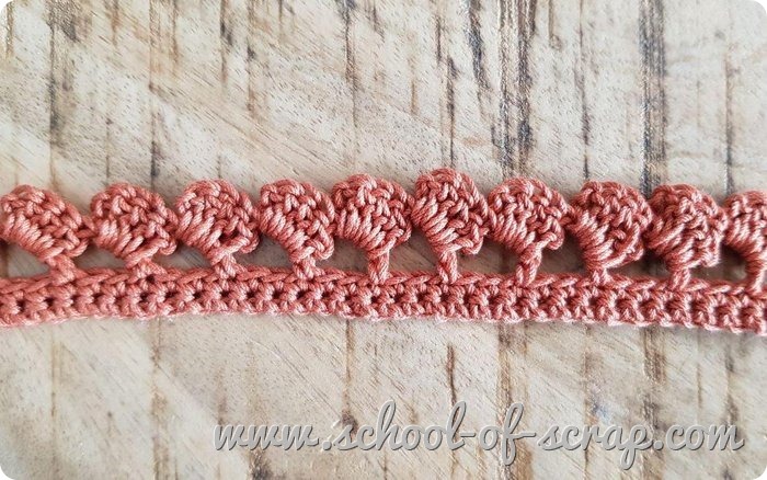 Uncinetto facile - speciale bordi e bordure bordo a onde a crochet