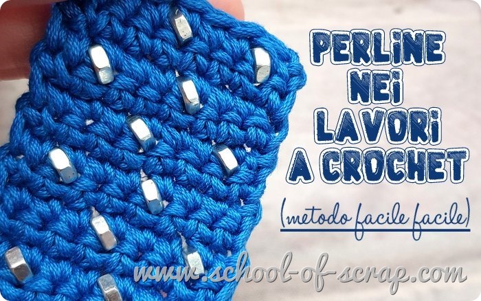 Collana all'uncinetto con perline / tutorial facile e veloce 