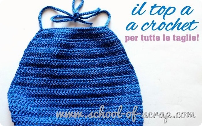 Scuola di Uncinetto il top estivo da fare a crochet in 2 ore per donna e bimba
