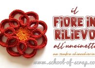 Crochet tutorial: Fiore in rilievo a uncinetto che sembra chiacchierino