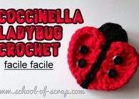 Crochet ladybug la coccinella all'uncinetto facile facile