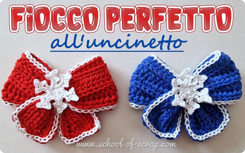 Tutorial fiocco perfetto a uncinetto, ideale come segnaposto, decorazione, ecc