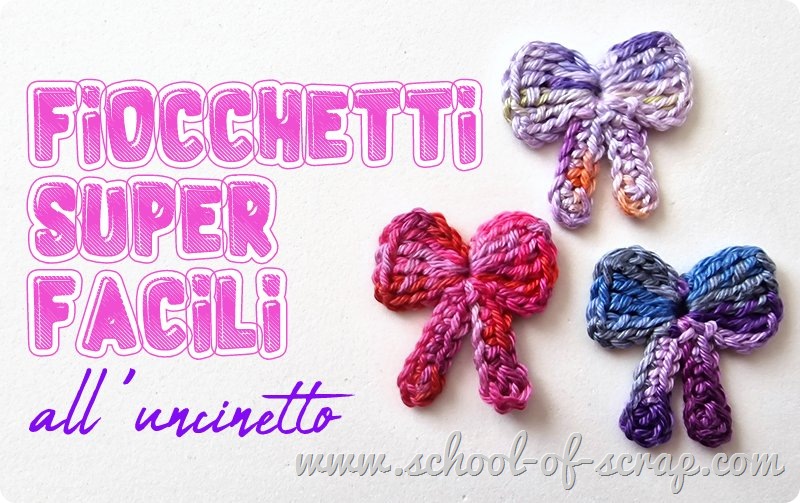 Come fare fiocchetti all’uncinetto facili e veloci tutorial passo passo ❤