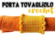 portatovagliolo all'uncinetto tutorial