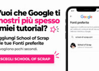 Come aggiungere School of Scrap alle Fonti preferite di Google